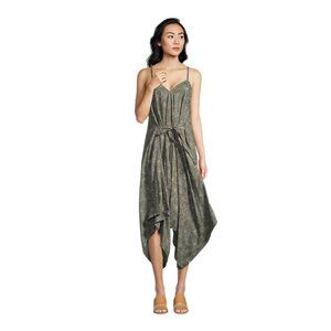 World Market Sleeveless Floral Poppy Jumpsuit Size S/M - 47595